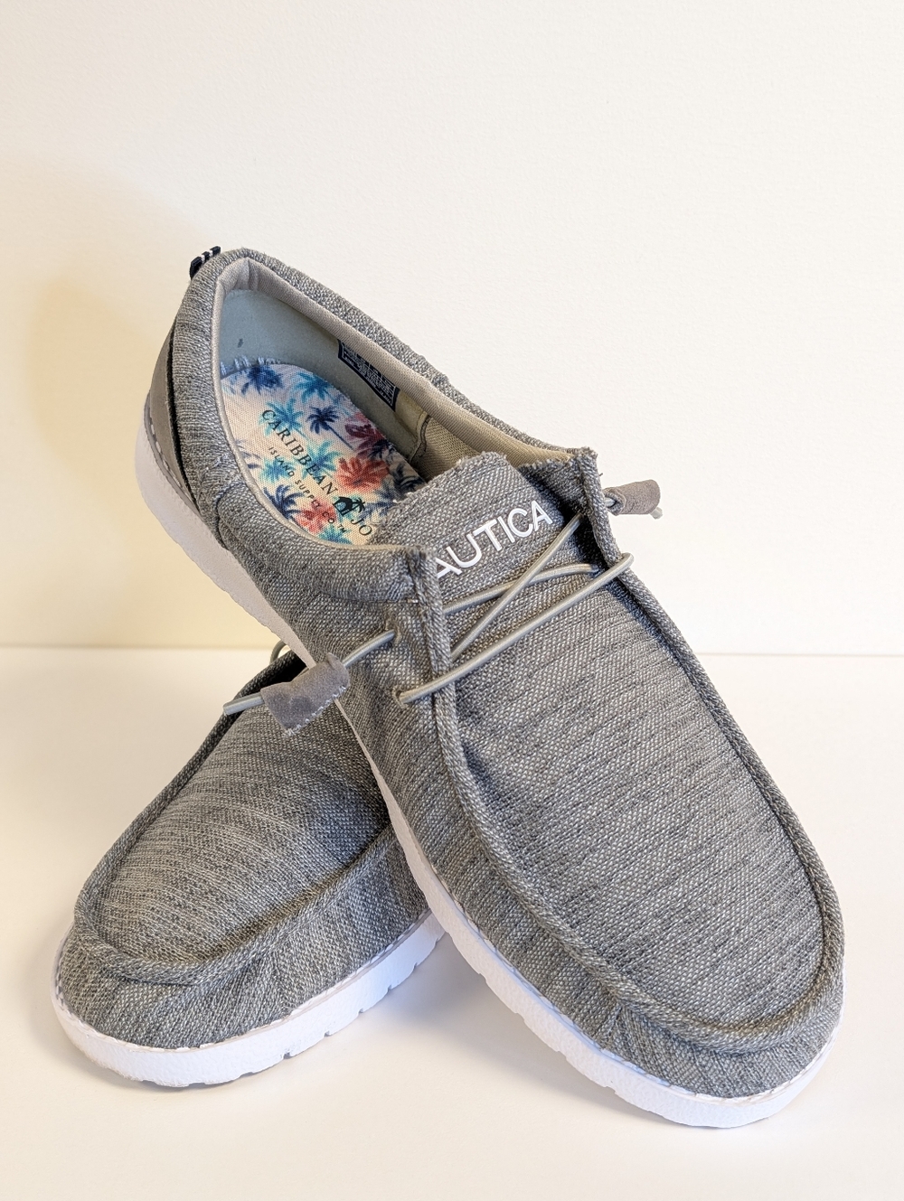 Nautica Rushford Slip On Shoes Mens 13 Gray Casual Comfort Lightweight Loafer - Picture 14 of 14